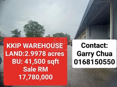 KKIP WAREHOUSE with CL 3.02 acres land