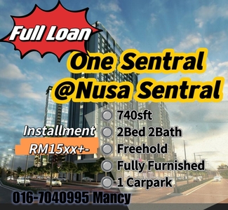 One Sentral Apartment Nusa Sentral Full Loan