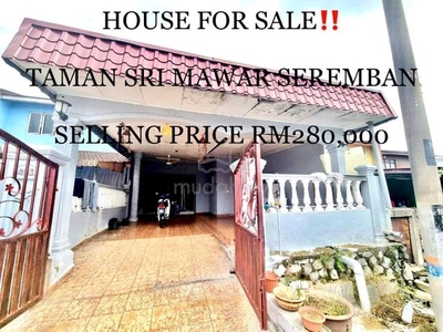 Senawang Taman Sri Mawar,Double storey,FREEHOLD+RENOVATED+FACING OPEN