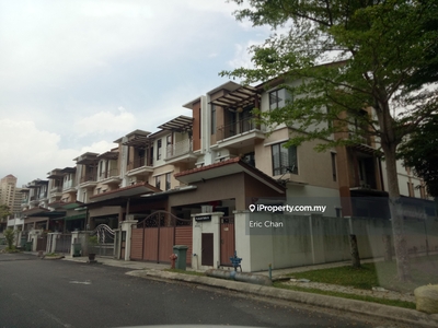 3 storey Mutiara Bukit jalil link house corner unit gated guarded