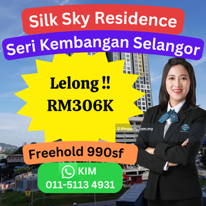 Cheap Rm124k Silk Sky Serviced Residence @ Kg Balakong Seri Kembangan