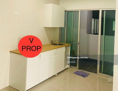 Clean, Beautiful KL View from the Balcony, 3-Room Semi Furnished House