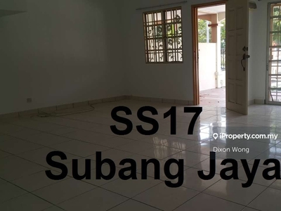 Double storey house ss17 subang jaya 4 bedrooms unfurnished