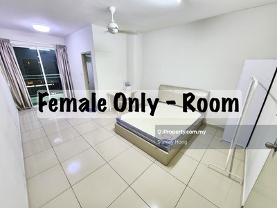 Master Bedroom (Fully Furnished) with Toilet n Balcony