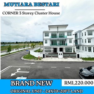 Mutiara Bestari @ 3 Storey Cluster House @ Brand New Original unit