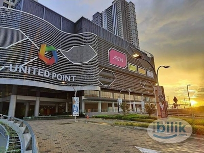 Single bed with aircond rent at United Point Segambut Kepong