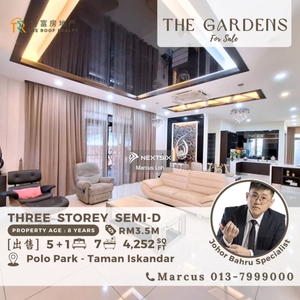 [The Gardens] Fully Renovated 3 Storey Semi-D @ Polo Park For Sale