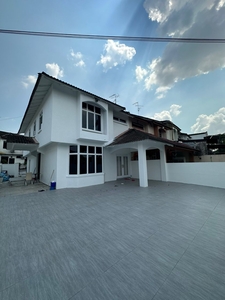 Tun Aminah Double storey End Lot for sales