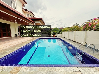 Ukay Heights, Ampang, 2.5 storey Bungalow For Rent, with Private Pool