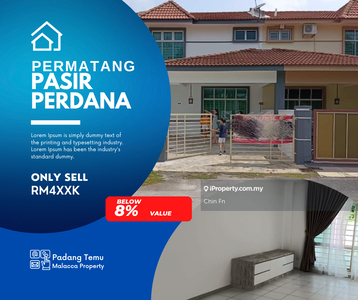 Below Value 8% Renovated Permatang Pasir Perdana Padang Temu Ujong