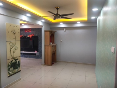 Prima saujana apartment for rent, kepong wangsa permai,partially furnished
