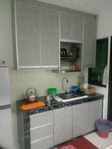 Kiara Plaza Service Apartment @ Kajang Condo For Rent Partially Furnish Kitchen Cabinet Well Kept