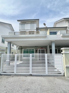 Klebang Ria Ipoh Perak, Double Storey Terrace House For Sale, Freehold, Facing north, Big balcony, Kitchen fully extended