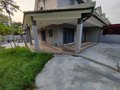 Klebang ria Ipoh perak, terrace house corner for sale, freehold good condition facing east peaceful living environment