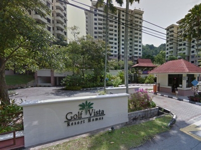 Meru valley resort (golf vista apartment, kinta, perak), Condominium for sale, fully furnisher, pool view, gated and guarded