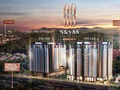 Sky88 Residences | Corner | Bundusan | 0 Down p