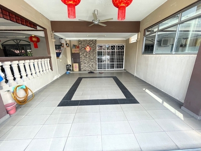 Taman pelangi hilir perak, perak, facing south, with auto gate, terrace house for sale