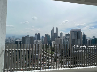 Fantastic KLCC Skyline View Corner Unit For Sale at The Luxe