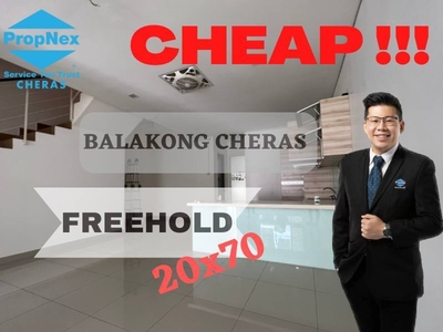 KYK Heights Balakong Cheras , 3 storey Link house for sale !!