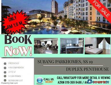 4 bedroom Duplex for sale in Subang Jaya
