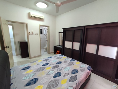 Attached bathroom master bedroom at Pelangi utama condominium