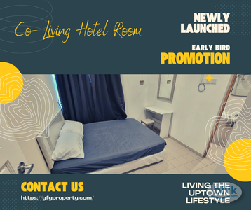 [LIMITED WINDOW ROOM WITH PRIVATE BATHROOM] Co-Living Hotel Room @ SS 21, UPTOWN DAMANSARA
