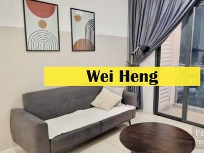 Queens waterfront residence high floor fully furnished in bayan lepas