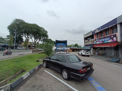 Taman Ungku Tun Aminah Main road facing shop Jalan Bentara