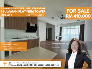 1 Sulaman Platinum Tower 1100sqft