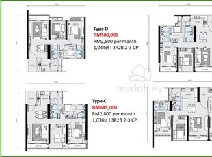 【Ready Move In 2024】Titiwangsa 1000sf 3 Rooms | Near MRT & LRT