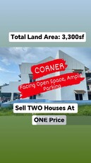 Sell 2 Houses At 1 Price! Corner Double Storeys With Extra Big Land!