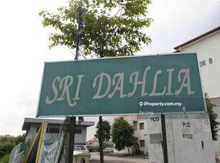 Sri dahlia apartment bandar puteri puchong for sale dijual,160k nego
