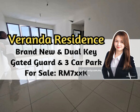 Veranda Residence, Brand New, Dual Key, Gated Guarded, 3 Car Park