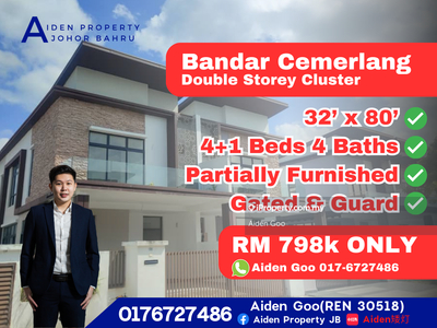 Bandar cemerlang cheapest cluster in the market, renovated unit