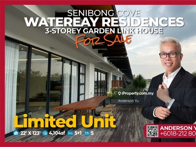Brand New 3-Storey Terrace House @ Senibong Cove for Sale