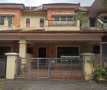 Full loan tasek ipoh klebang bayu double storey terrace house sale
