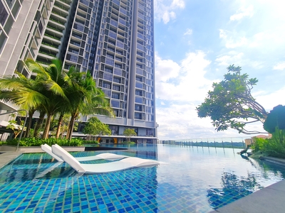 High floors Arcuz Semi Furnish Swimming Pool View For Rent