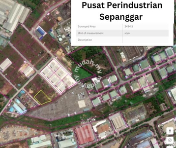 KKIP Sepanggar Industrial Land Processing Factory Warehouse Kilang