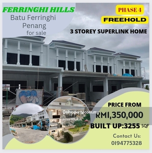New Project Ferringhi Hills at Batu Ferringhi open for sale