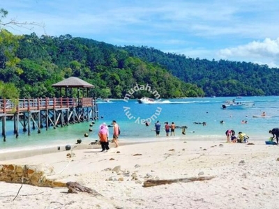 Sabah Kota Kinabalu Pulau Gaya 6.5 Acres Beach Front Empty Land