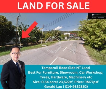 Tamparuli Road Side NT Land For Warehouse Furniture Kedai Tayar