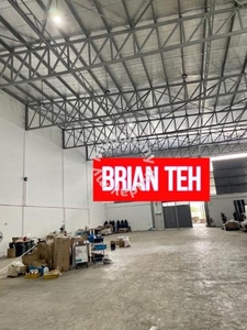 1.5 Storey Factory Warehouse Rent at Perai Butterworth 35ft Ceiling