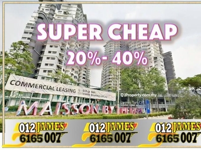 Below market 100k/best invest/freehold/own stay/ara damansara/sunway
