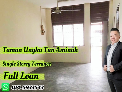 Full Loan/ Taman Ungku Tun Aminah/ Jalan Perwira/ Single Storey Terrance/ Skudai