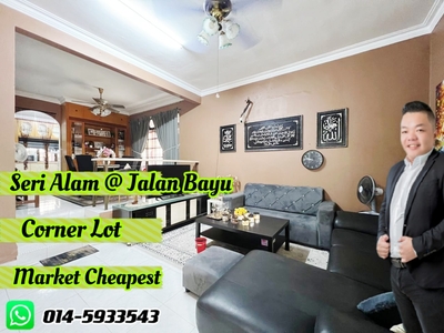 Jalan Bayu @ Seri Alam/ Double Storey Corner Lot/ Market Cheapest/ AAA Stock/ Masai/ Bandar Seri Alam