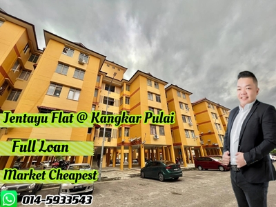 Jentayu Flat @ Kangkar Pulai/ Jalan Pulai Harmoni/ Full Loan/ Level 3/ Market Cheapest/ Skudai