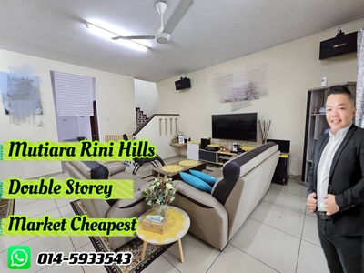 Mutiara Rini Hills/ 24×75/ Nice Unit/ Market Cheapest/ Rini Home/ Skudai