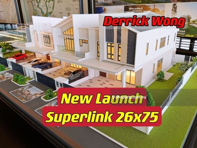 New launch superlink/ Corner or end lot available/ with garden view