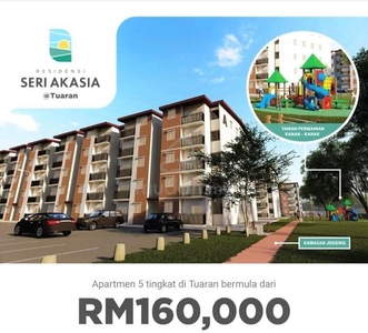 New Tuaran Apartment, Full Loan : Residensi Seri Akasia