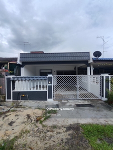 Newly painted below bank value single storey terrace for sale